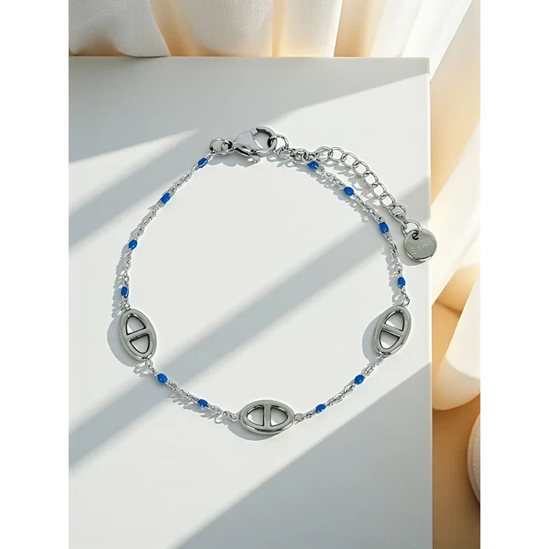 Resti Strieborný náramok s korálkami 66472979