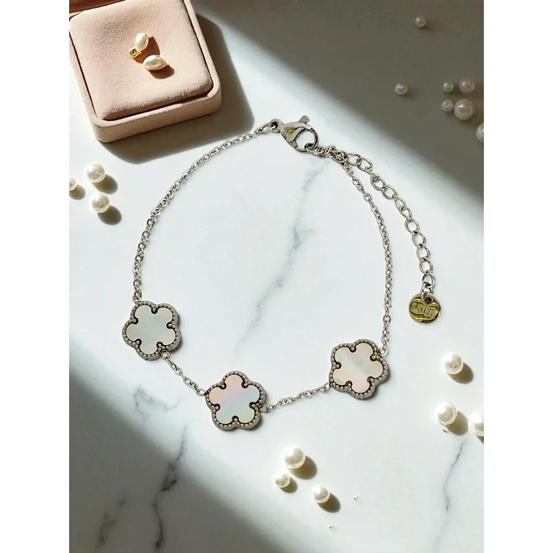 Náramok Resti Callisto Nero s kvetinovým motívom 66472995