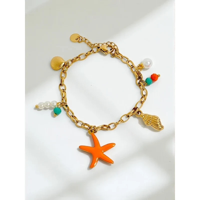 Resti Náramok Callista Mare s mušľami a hviezdicou 66473038