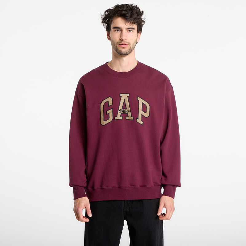Mikina GAP Oversized Heavyweight Sweatshirt Tuscan Red M 66474410