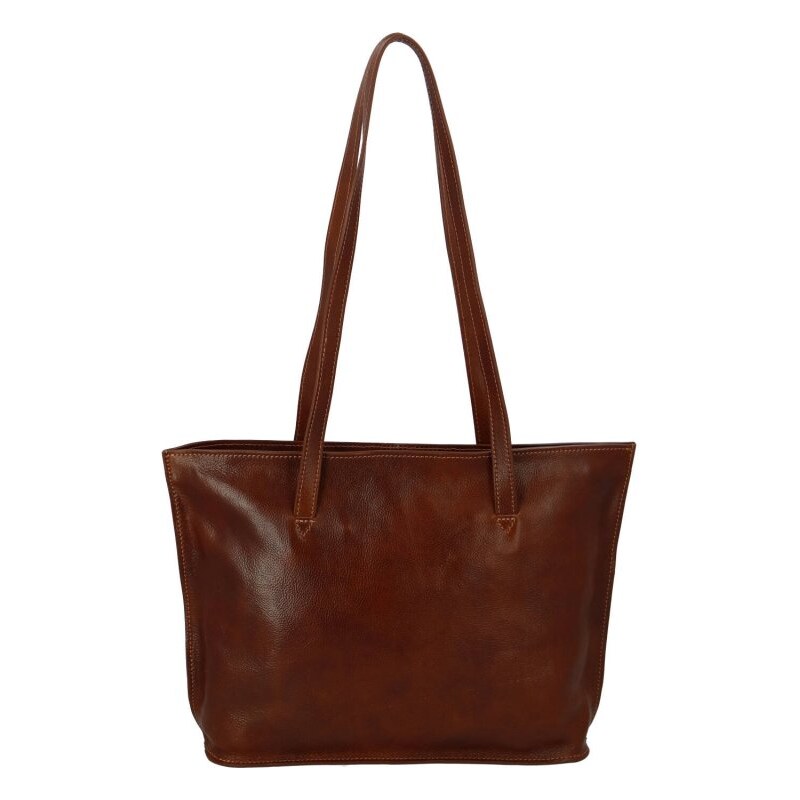 Vera Pelle kožená Shopper kabelka na rameno Josette 66474900