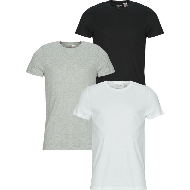 Calvin Klein Jeans Tričká s krátkym rukávom S/S CREW NECK 3PK X3 66475209