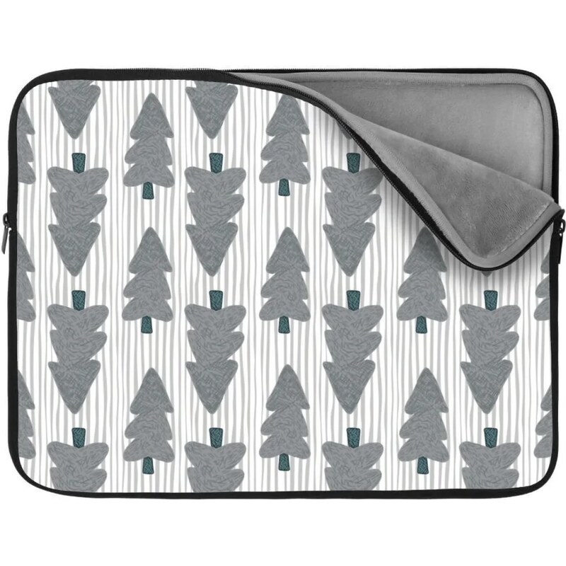 Sablio Obal na notebook Sivé stromčeky 65426964