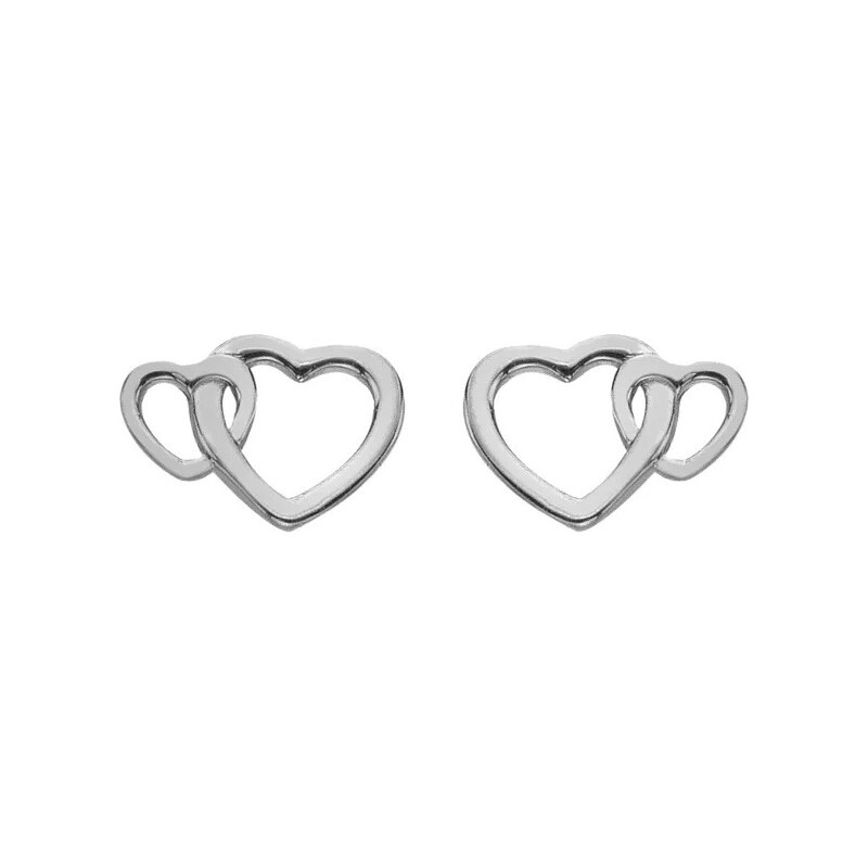 Hot Diamonds Strieborné srdiečkové náušnice Silver Whisper SWE006 66596293