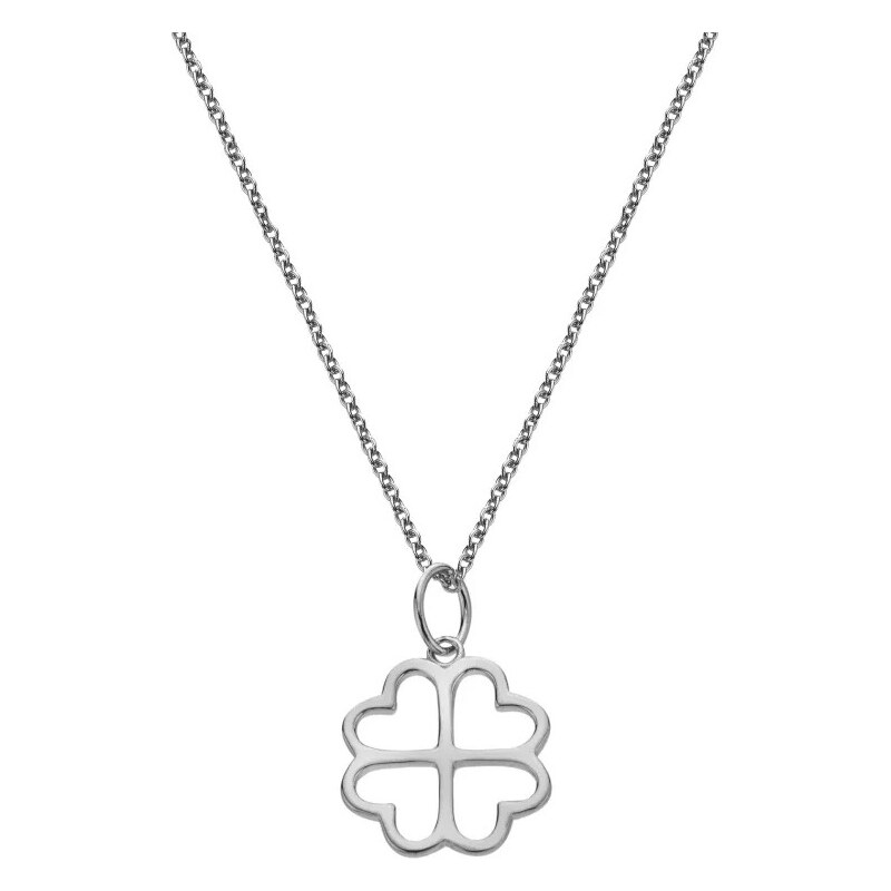 Hot Diamonds Strieborný náhrdelník Štvorlístok Silver Whisper SWP010 66595894