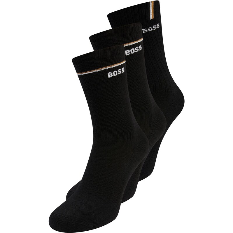 BOSS Ponožky karamelová / čierna / biela 66480247