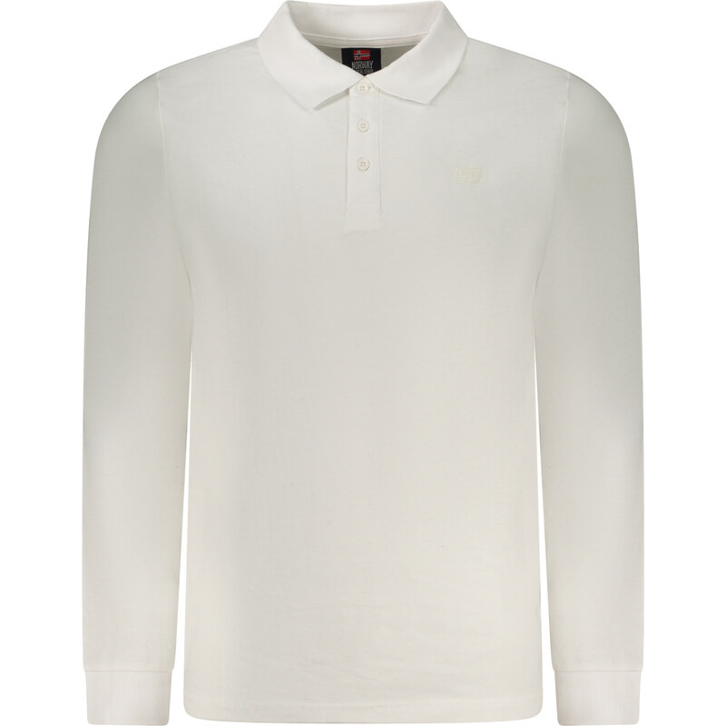 NORWAY 1963 MENS LONG-SLEEVED POLO SHIRT WHITE 66510056