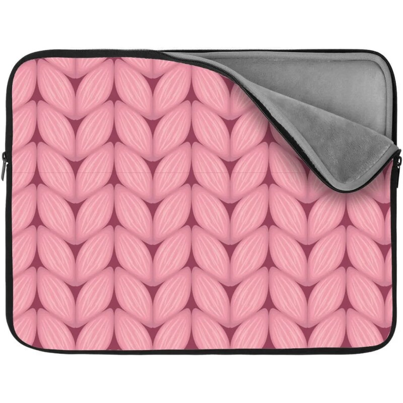 Sablio Obal na notebook Ružové pletenie z vlny 65430311