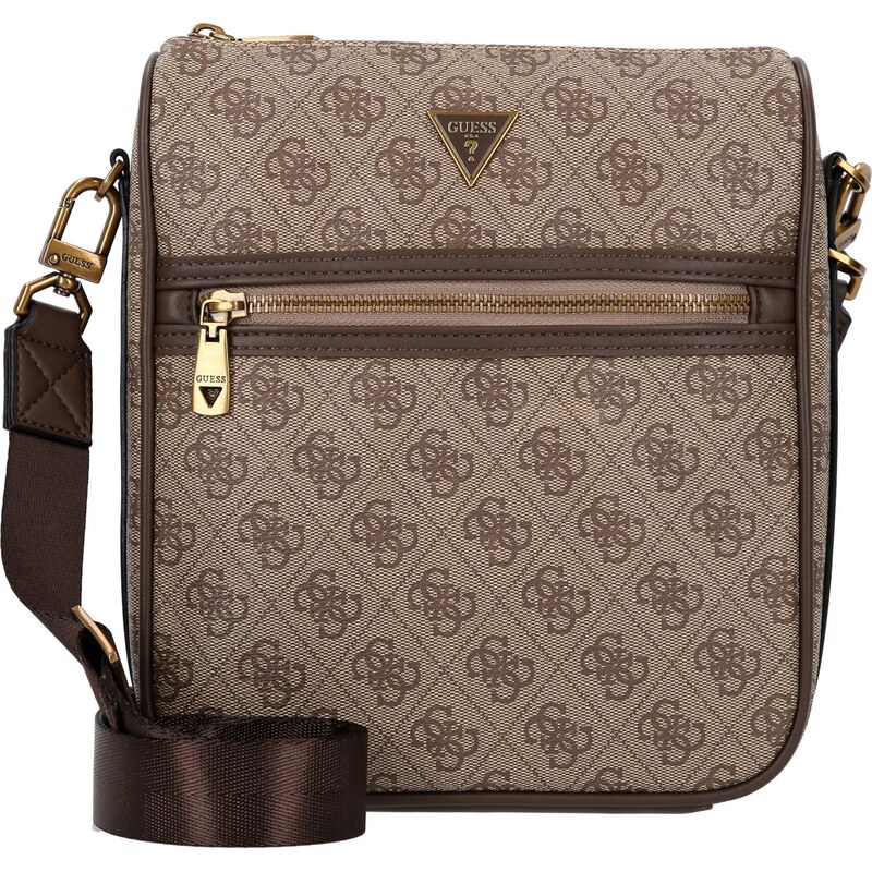 GUESS Taška cez rameno Milano béžová / hnedá 66480405