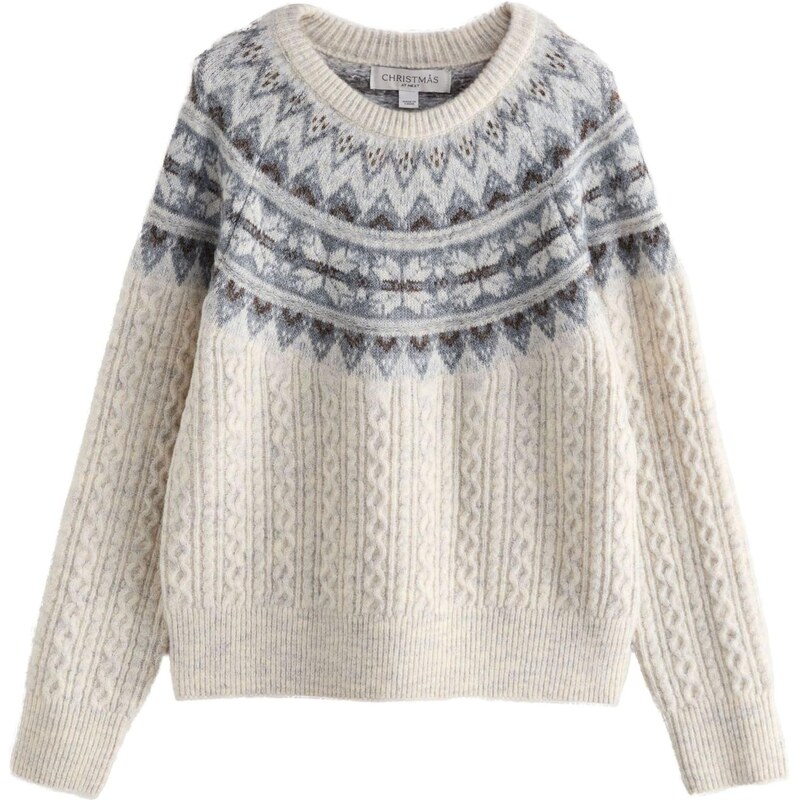 Next Sveter nebielená / opálová / hnedá 66480422