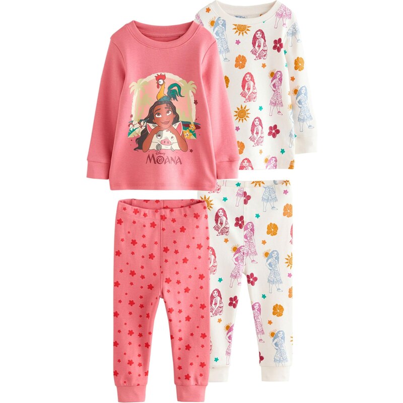 Next Pyžamo orchideová / malinová / červená / biela ako vlna 66480424