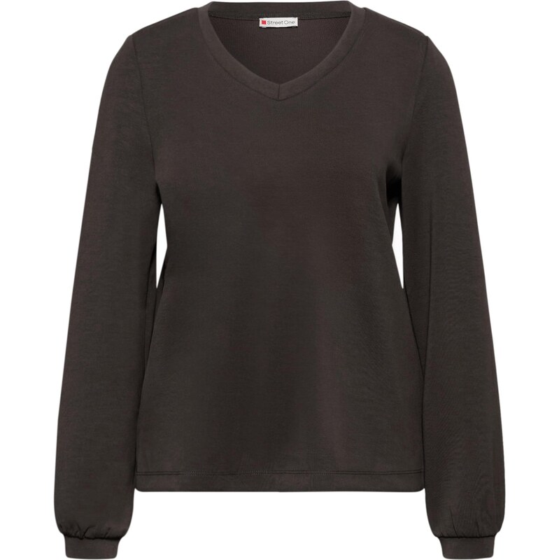 STREET ONE Mikina tmavohnedá 66480593
