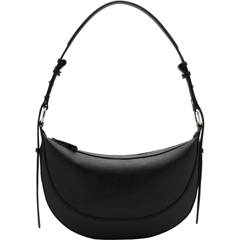 MANGO Kabelka na rameno NESS čierna 66480602