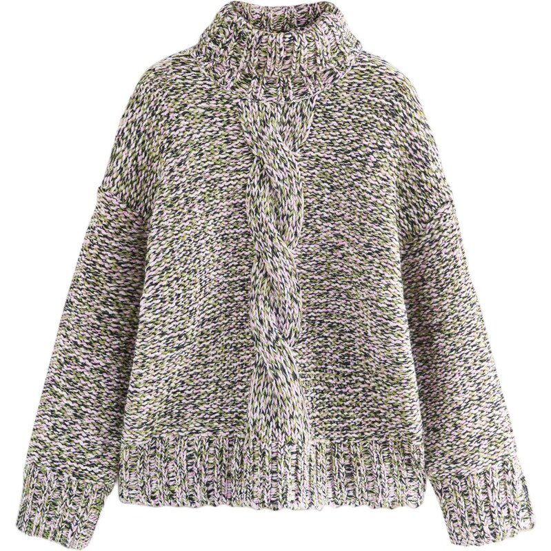 Next Sveter námornícka modrá / zelená / svetloružová 66480630