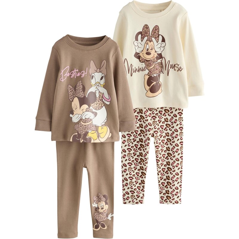 Next Pyžamo Minnie Mouse nebielená / svetloružová / biela 66480659