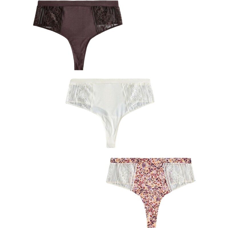 Next Tangá telová / čokoládová / biela 66480692