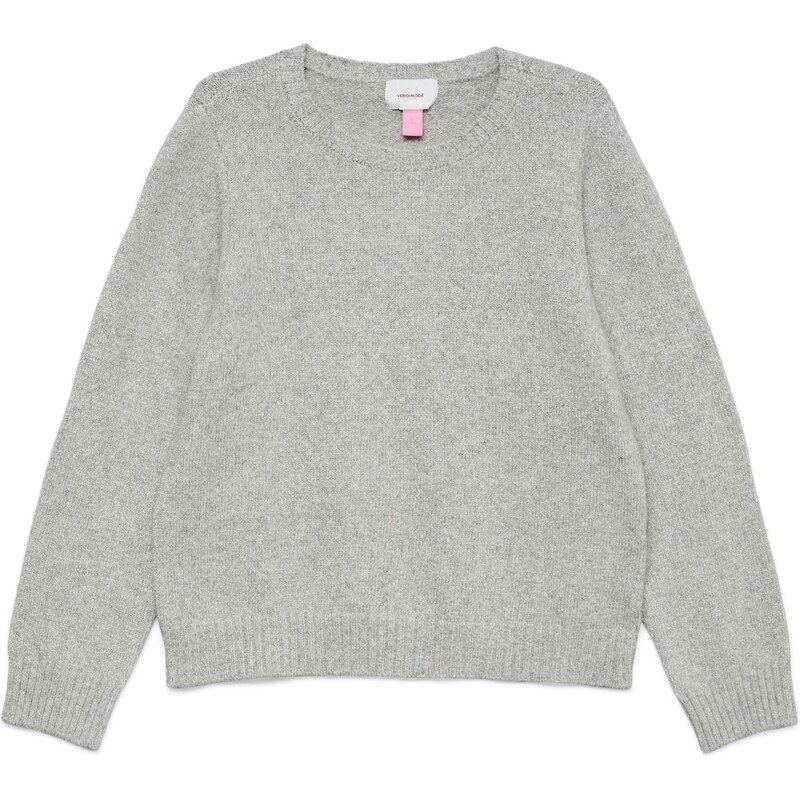 Vero Moda Girl Sveter VMDoffyshine sivá melírovaná 66496167