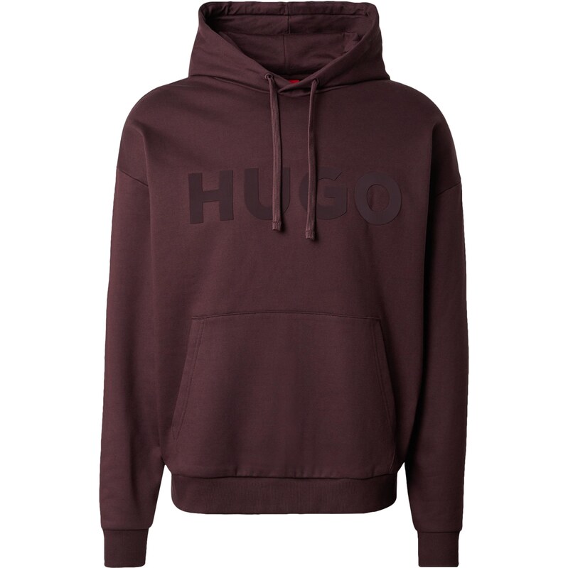 HUGO Mikina Ditchle čokoládová / antracitová 66480753