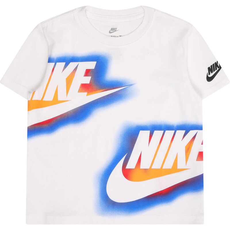 Nike Sportswear Tričko GLOW WITH ME modrá / oranžová / čierna / biela 66480793