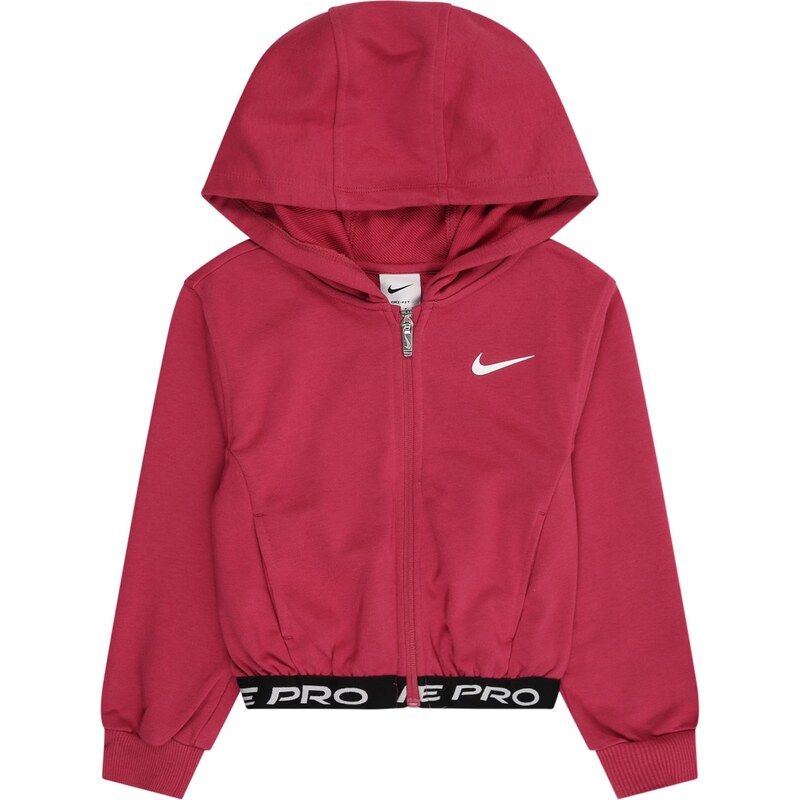 Nike Sportswear Tepláková bunda ESSENTIALS purpurová / čierna / biela 66480790