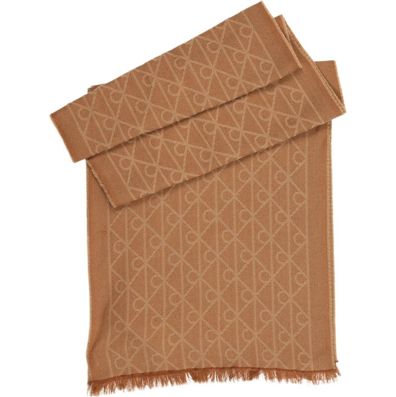 Calvin Klein Šál hnedá / kapučíno 66480808