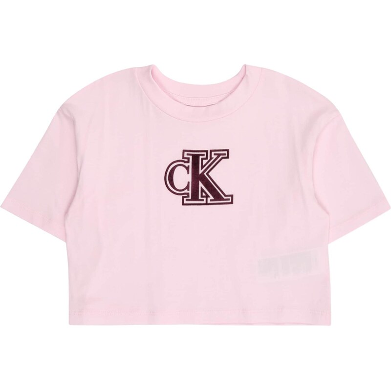 Calvin Klein Jeans Tričko tmavooranžová / svetloružová 66480806