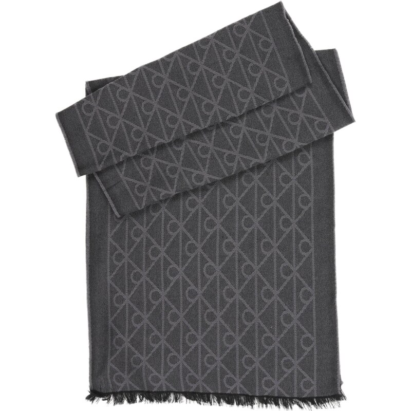 Calvin Klein Šál sivá / čierna 66480833