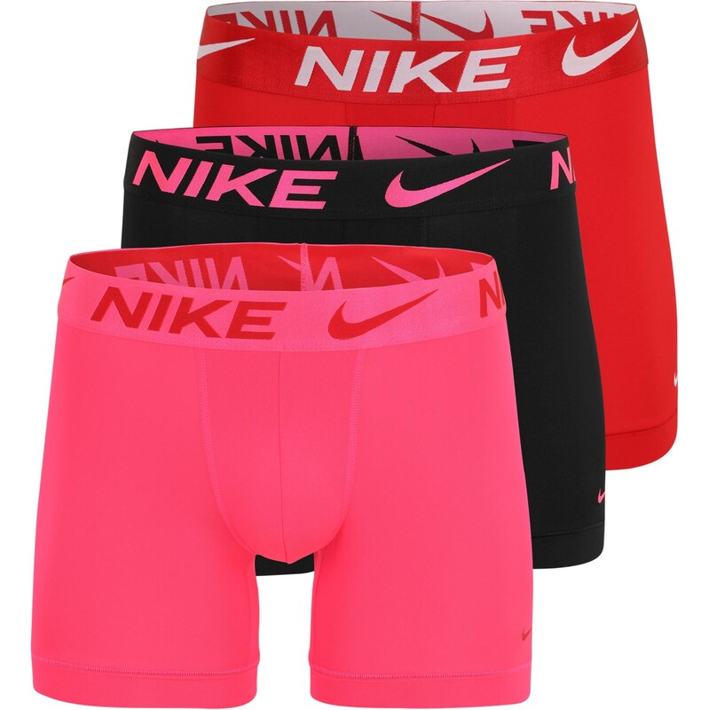 NIKE Boxerky Essential malinová / červená / čierna / biela 66480844