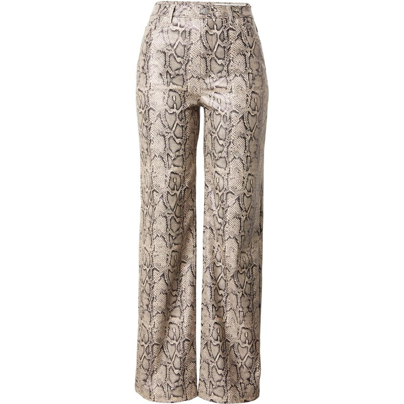 VERO MODA Nohavice VMTESSA béžová / sivá / čierna 66480858