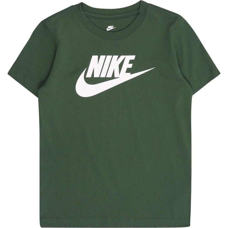 Nike Sportswear Tričko FUTURA HBR tmavozelená / biela 66480883