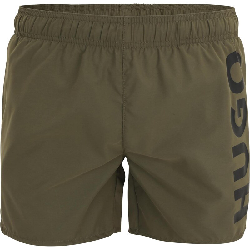 HUGO Plavecké šortky ABAS zelená / čierna 66480903