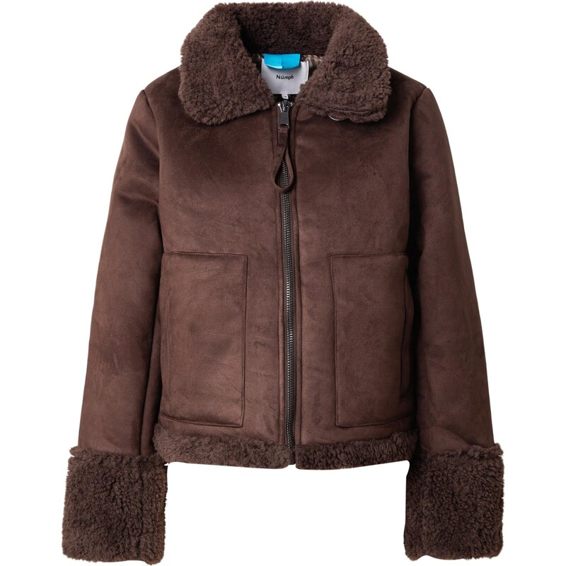 NÜMPH Prechodná bunda OLI tmavohnedá 66480931