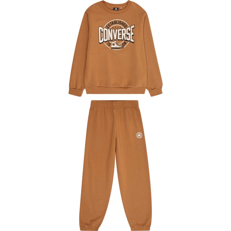 CONVERSE Joggingová súprava HERITAGE karamelová / čierna / biela 66481000