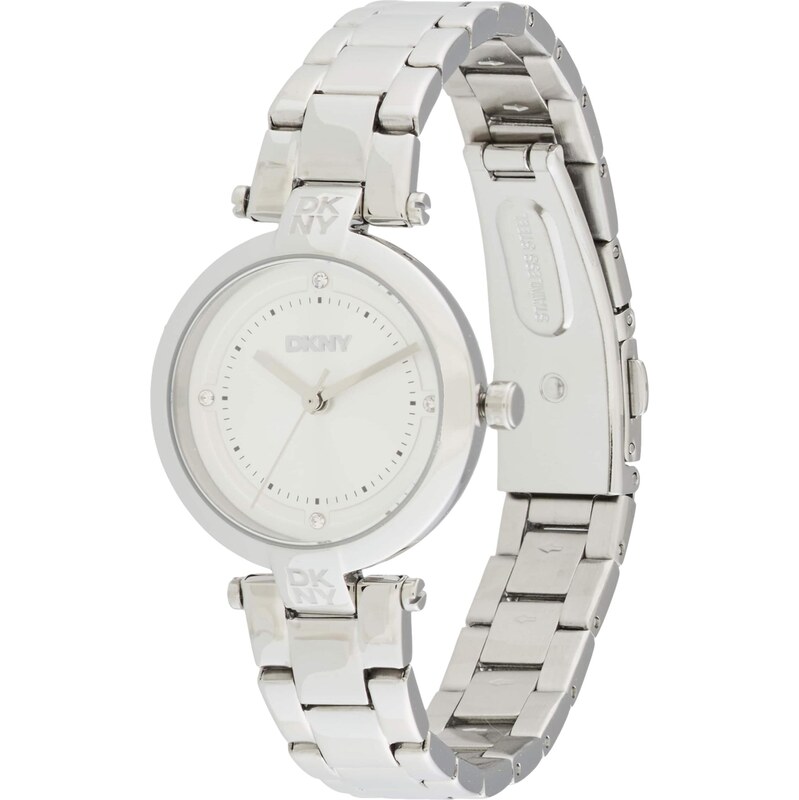 DKNY Analógové hodinky Essential Mini strieborná / perlovo biela 66481056