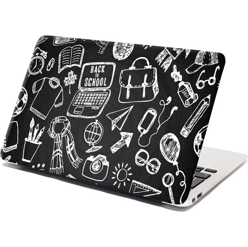 Sablio Samolepka na notebook Čierno-biela škola 65100888