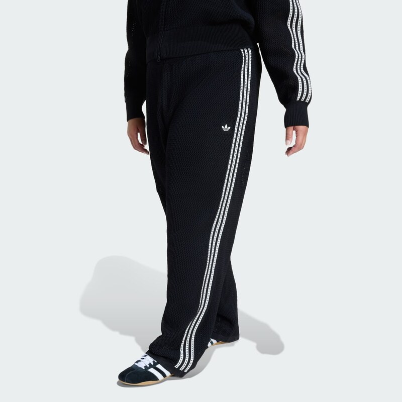 Adidas Úpletové háčkované teplákové nohavice Firebird 66487310