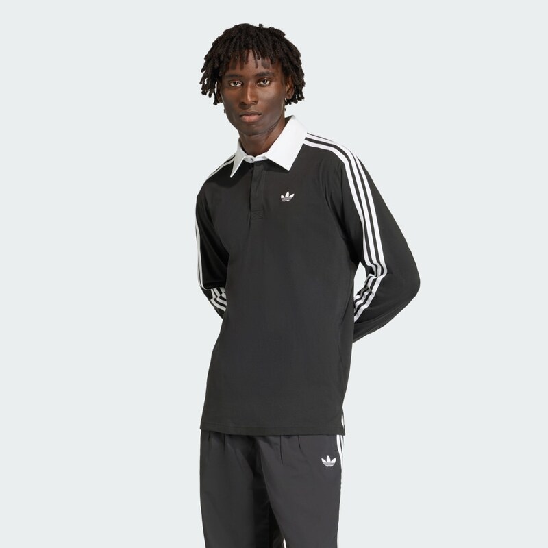 Adidas RUGBY POLOKOŠEĽA 3-STRIPES RUGBY LONGSLEEVE 66487459