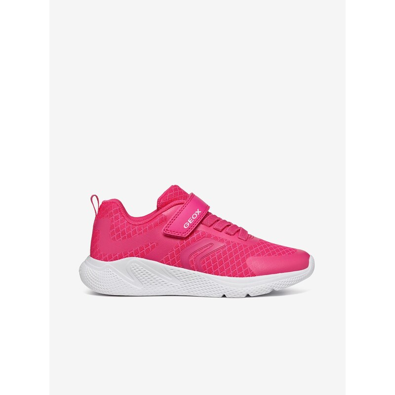 Dark Pink Girls Sneakers Geox Sprintye - Girls 66486678
