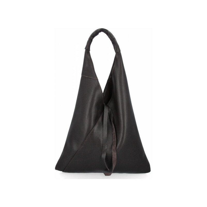 Vittoria Gotti Talianska kožená taška Shopper Bag s malou kozmetickou 66483918