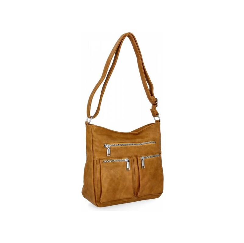 Univerzálna dámska taška cez rameno firmy Herisson 13K391 horčicová 66483940