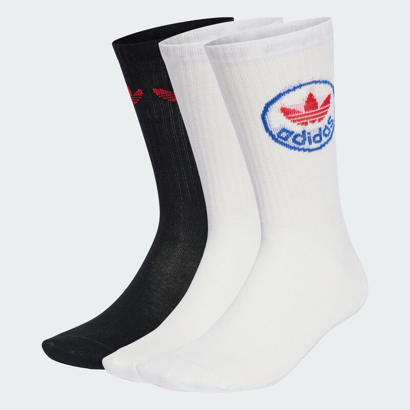 E-shop Adidas PONOŽKY TREFOILS CREW SOCK 3-BALENIE