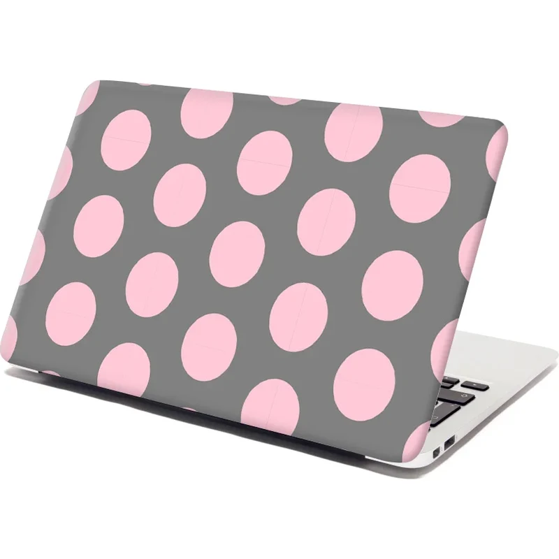 Sablio Samolepka na notebook Veľké ružové bodky 65099905