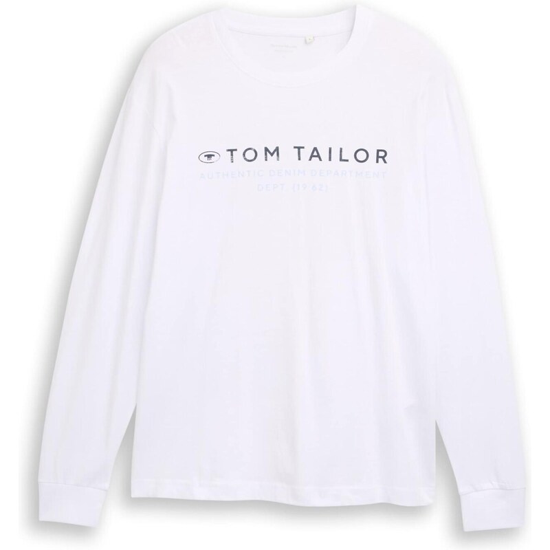 TOM TAILOR Tričko čierna / biela 66495557