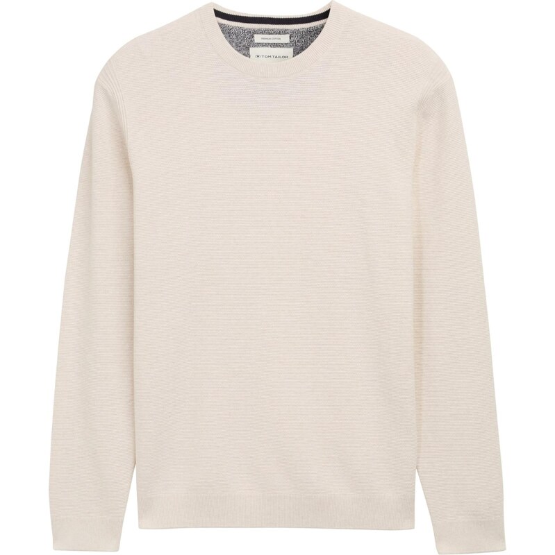 TOM TAILOR Sveter biela ako vlna 66495560