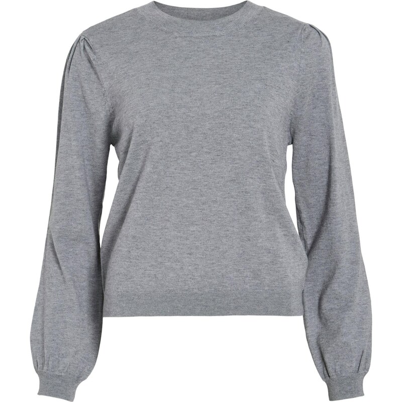 VILA Sveter VIElla sivá melírovaná 66495578