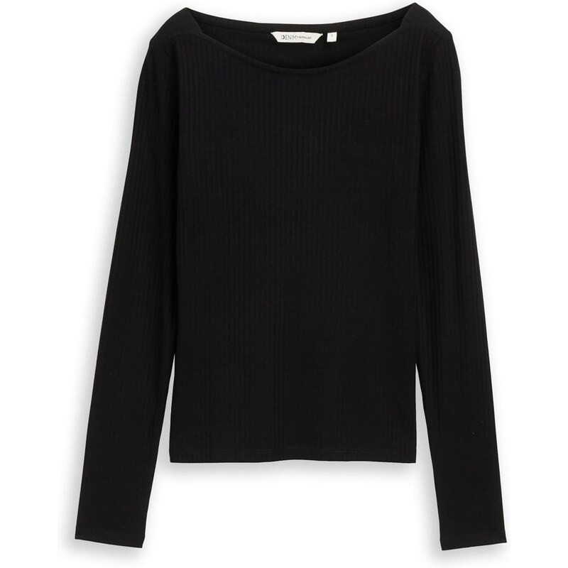 TOM TAILOR DENIM Tričko čierna 66495697