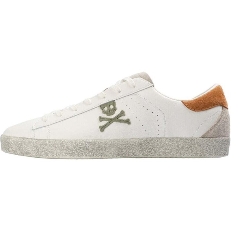 Scalpers Nízke tenisky Schenry svetlosivá / tmavooranžová / biela 66495720