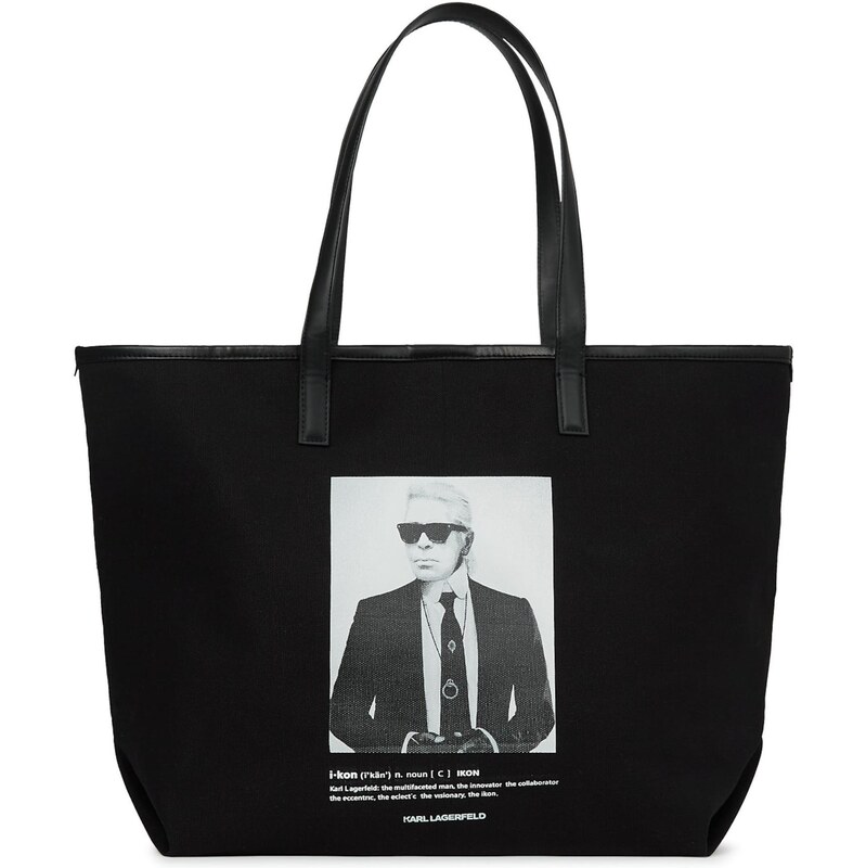 Karl Lagerfeld Shopper sivá / čierna 66495756