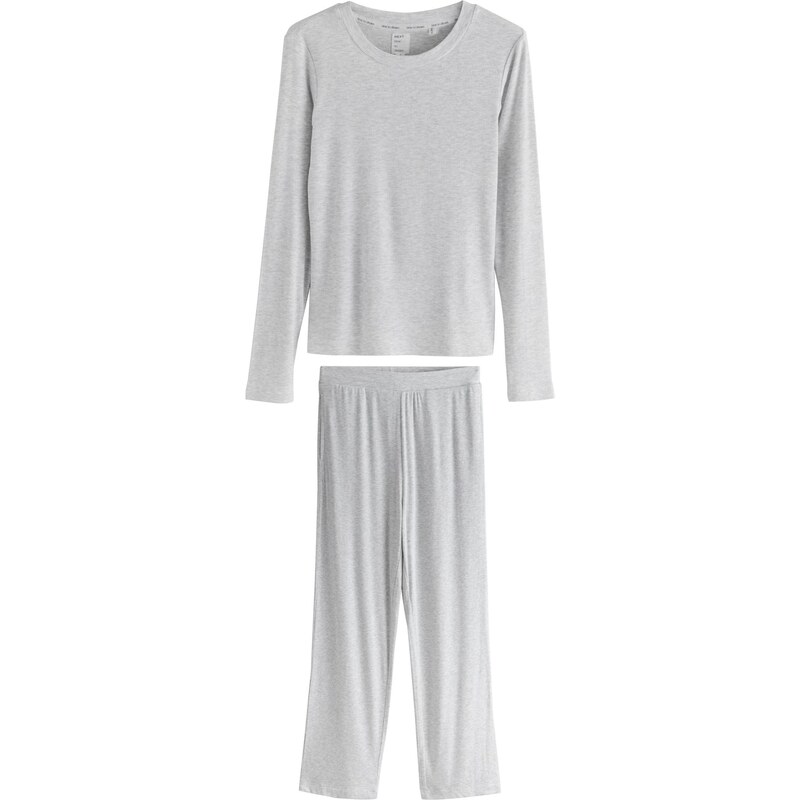 Next Pyžamo sivá melírovaná 67499141