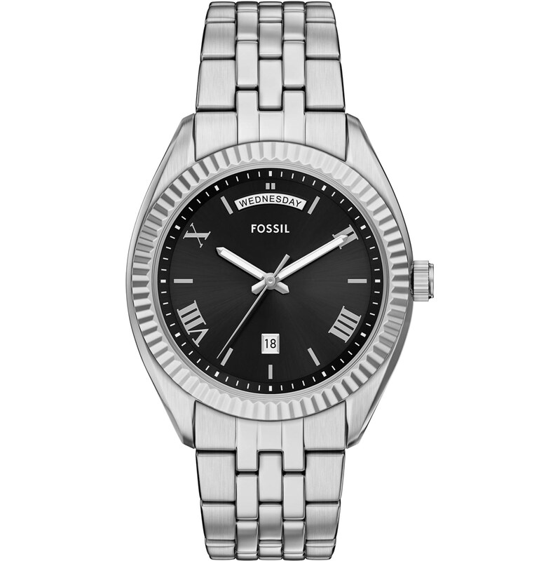 FOSSIL Analógové hodinky CAMPBELL strieborná 66495774